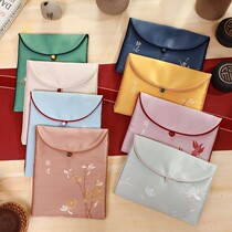 Zen spanning bag Chinese embroidery flower bird fish and insect bead buckle design retro cloth bag travel diagonal bag easy to carry