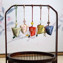 Mini small zongzi mobile phone chain decoration sachet wormwood health fragrance dragon boat festival handicraft small gift zongzi feeling