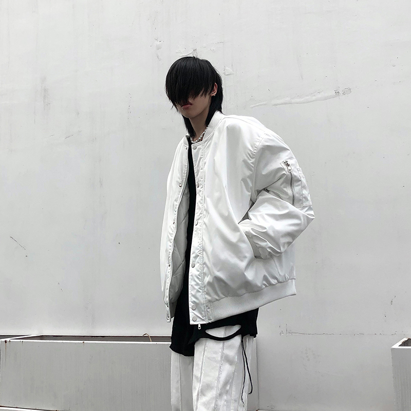 Oro's shop fried street flying jacket male tide brand street lecher handsome loose coat baseball suit winter cotton suit couple