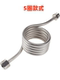 M20*1.5-G1/2 stainless steel pressure gauge buffer pipe M14*1.5 pressure gauge bending pipe condensing bend