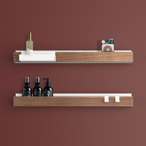 Pick up bathroom toilet rack non-perforated wall hanging Nordic toilet toilet toilet hair dryer wash table shelf