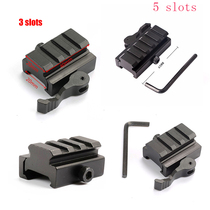 20 rpm 21mm aluminum alloy rail 60mm long height bracket laser bicycle flashlight multifunctional fast