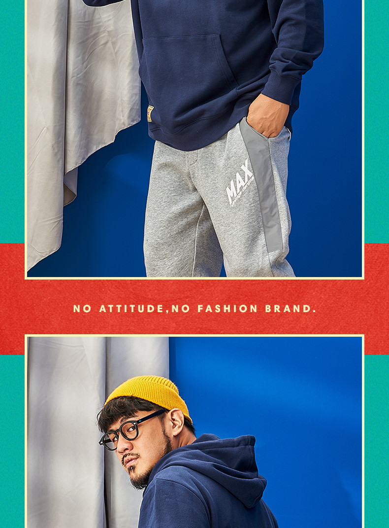 Толстовка с капюшоном, большой размер, оверсайз panmax/潘&middot;麦克斯 