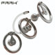 Double Twist Pin Metal Negative Chastity Lock Negative Value Male Cb Tadpole Lock Transvestite Bdsm Flat Catheter Wearable