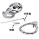 Cobra Chastity Lock Metal Model Cb6000 Stainless Steel Curved Ring Chastity Jj Lock Bdsm Abstinence Ejaculation Control Device