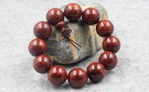 Fine working blood sandalwood bracelet Zambia blood sandalwood small hole bracelet jewellery