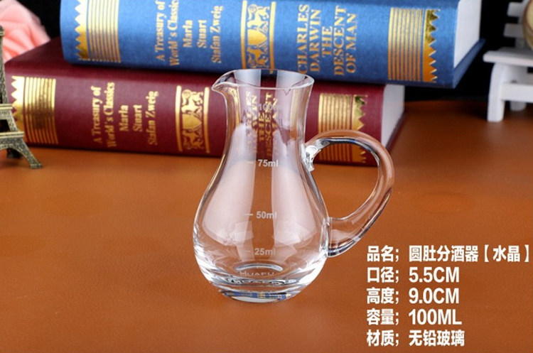 Ликер Cup 健力加厚水晶白酒酒具玻璃分酒器小茶海家用小白酒杯饭店用一口杯 Powerlifting
