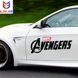 Креативная автомобильная наклейка Avengers Marvel Marvel Iron Man, покрывающий боковую дверь на бампер