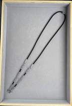 Thai Buddha collection home Buddha chain classic black stainless steel four hanging Buddha card hanging chain