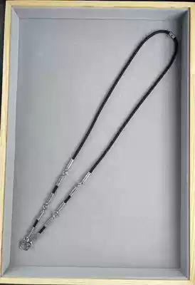 Thai Buddha collection home Buddha chain classic black stainless steel four-hanging Buddha brand hanging