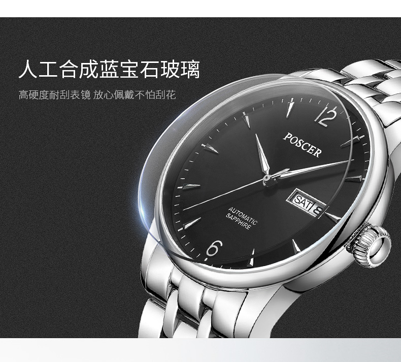 Bracelet montre pour homme POSCER    - Ref 3271694 Image 12