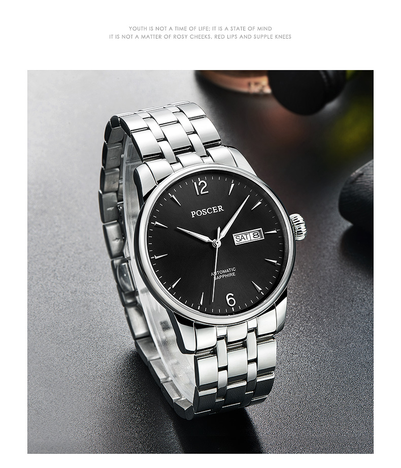 Bracelet montre pour homme POSCER    - Ref 3271694 Image 9