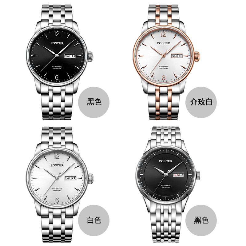 Bracelet montre pour homme POSCER    - Ref 3271694 Image 3