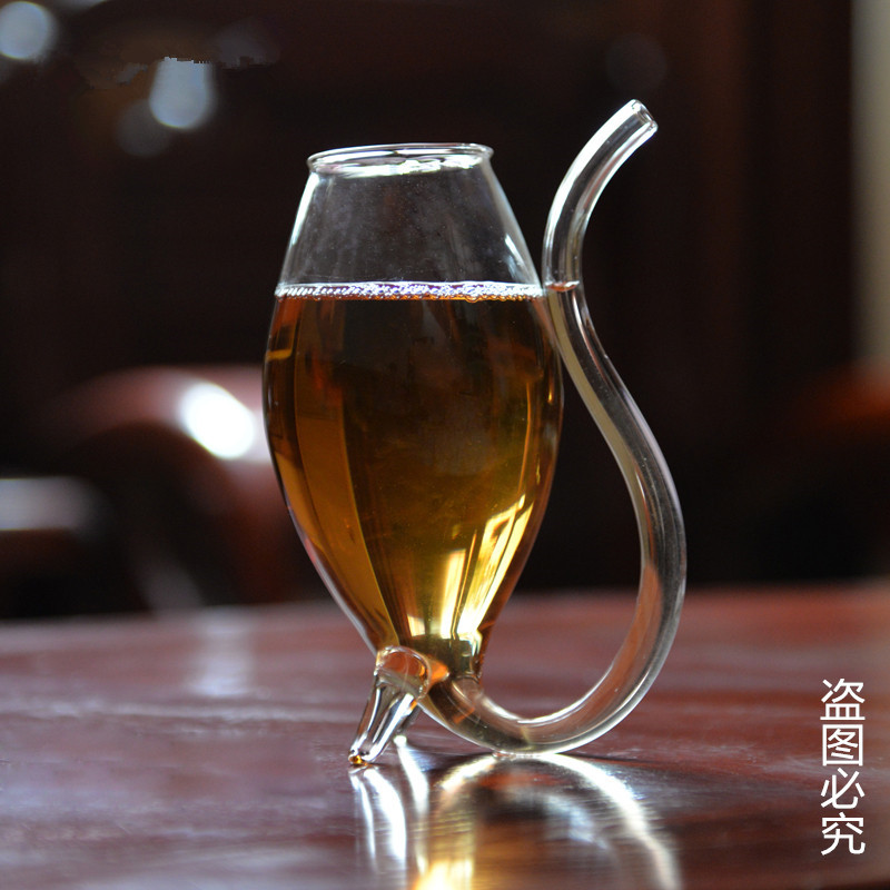 Heat Resistant Glass Cup Creative Vampire Wine Glass Personality Gift capacity 330ml