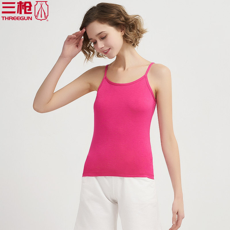 Three-gun sling vest woman Shumur slings underwear youth solid-color summer vest 30584