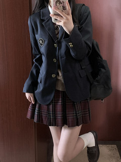 Original jk uniform long-sleeved college style suit top