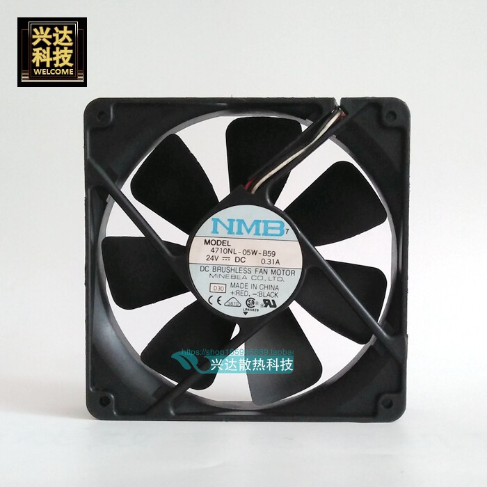 NMB 12CM frequency converter silent fan 12025 24V 0 24V 31A 4710NL-05W-B50 B59