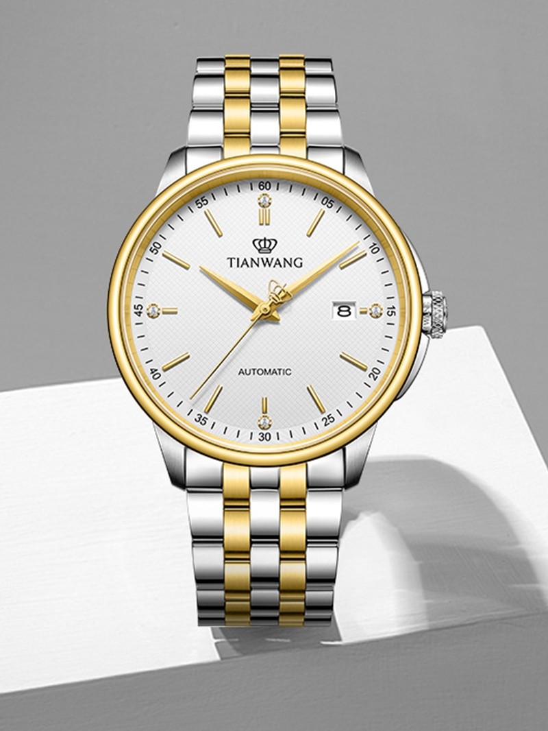 Tianwang Flagship Store Hengjun Series Large Dial Calendar Business Men's Automatic Mechanical Watch Men's Gift
