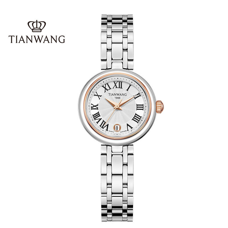 (2022 new products) Tianwang 26MM exquisite Roman scale small meter disc small crowdwatch calendar Women's meter 31281