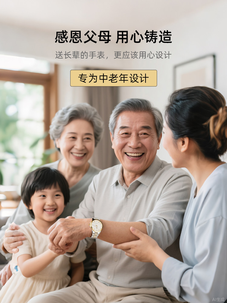 Tianwang Watch Business Dual Calendar Quartz Watch Waterproof Men's Watch 3731 Birthday Gift for Dad