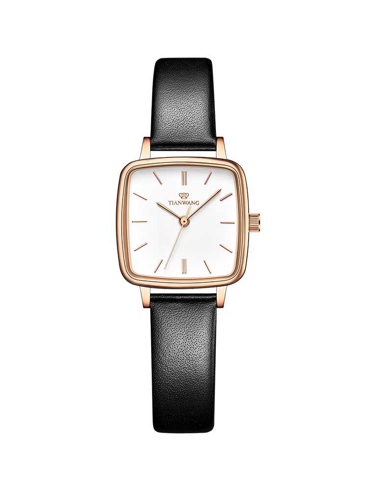 Tianwang Watch Small Square Quartz Watch 31237 Women's Watch Light Luxury Niche Girls' New Year Gift