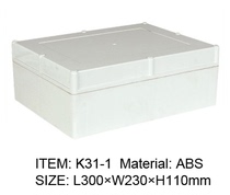 ABS plastic waterproof case monitoring security outdoor sealing power switch junction box 300 * 230 * 110mm