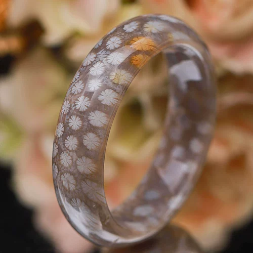 七宝尚品 Коралловый натуральный браслет из нефрита, имитация льда