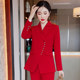 Design sense suit jacket women's 2022 long-sleeved autumn wear new professional suits fashion fried street goddess fan work clothes