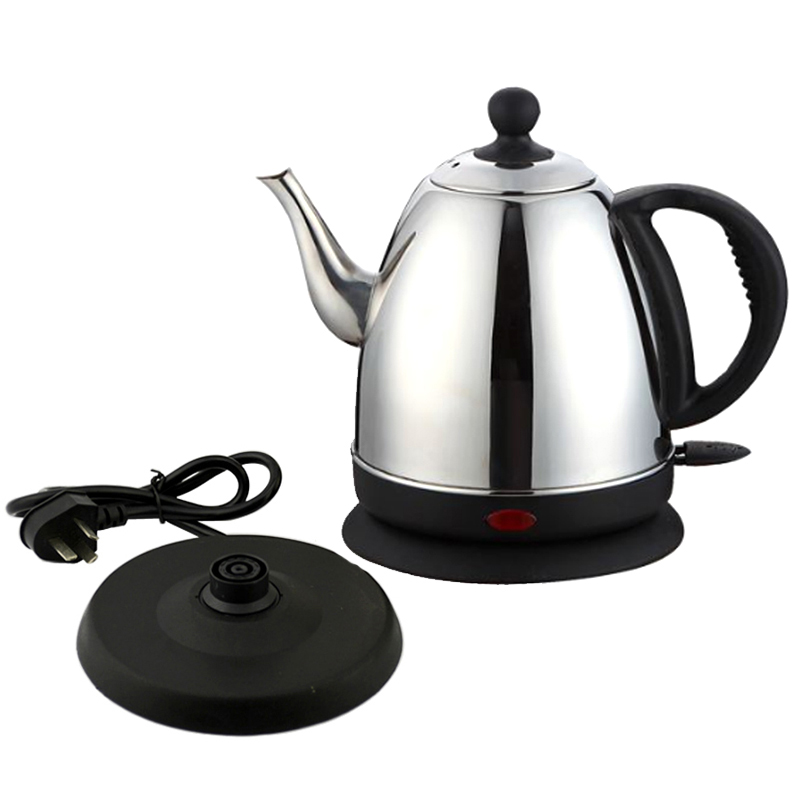 Wei Zhengda Stainless Steel Electric Kettle Quick Long Mouth Burn Kettle Home Cooking Water Teapot Automatic Power Cut Anti-Burning