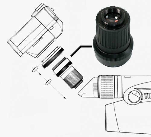 Special monocular monocular photography kit for the yukon 6-100x100 telescope
