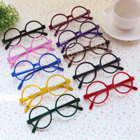 Shooting props Korean version of cute round glasses frame Children's products picture background Children's photography glasses frame