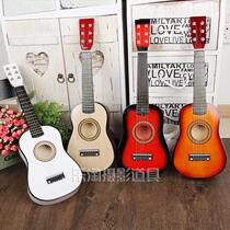 Childrens photography props photo supplies background toys studio guitar model new decoration movie Small window ornaments