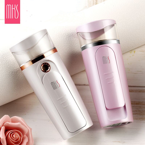 MKS便携纳米喷雾补水仪器冷喷雾机美容仪脸