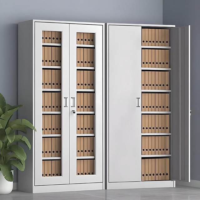 Steel file cabinet drawer archives office cabinet accounting voucher financial storage thickened storage bookcase manufacturer