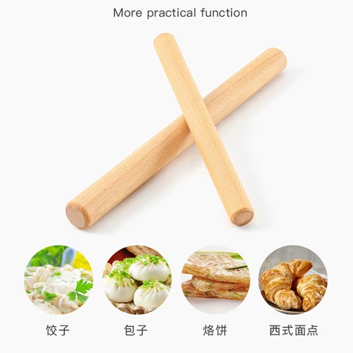 Набор разделочных досок из бука, большие и маленькие пресс-палки из массива дерева, бытовая обертка для пельменей, палочка для лапши, палочка-скатка