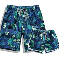 Quần cotton nam XL cộng với quần short Hawaii chất béo Quần nam đi biển in rộng 2018 phù hợp với màu trắng quần kaki nam