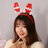 Красный ободок, детские шпильки для волос для взрослых, рождественский декор, аксессуар для волос, ювелирное украшение, подарок на день рождения