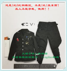 Did 3R Gm645 Himmler Clothing Uniform Pants with Full Set of Badges 1/6 Scale Mini Figure