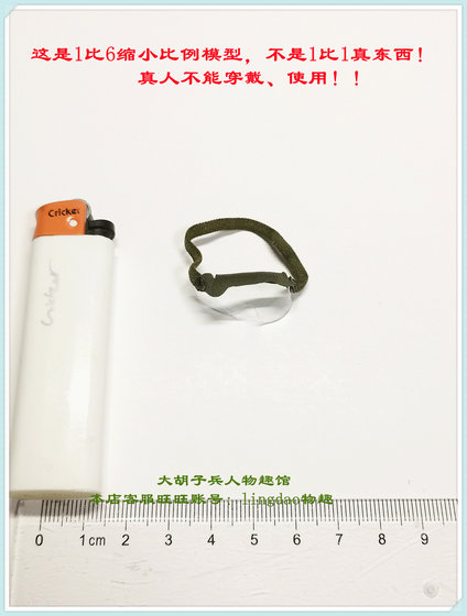 1/6 Scale Model Did 3R Gm652 Army Marshal Walter Model Rimless Goggles in Stock