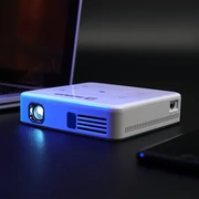 Máy chiếu mini gia đình HD máy chiếu nhỏ cầm tay wifi không dây rạp hát tại nhà chiếu điện thoại di động - Máy chiếu