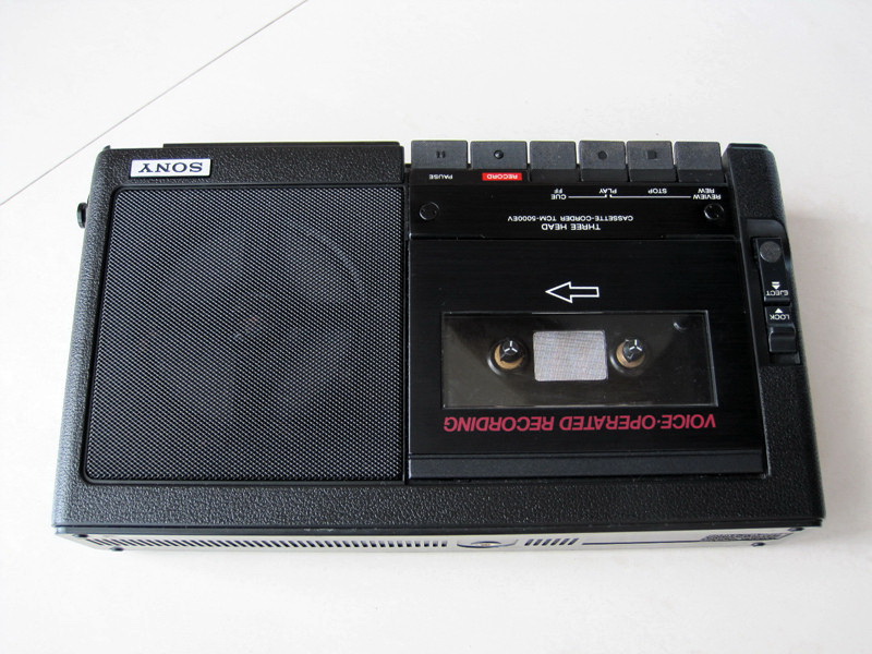 Favorite Sony TCM-5000EV tape recorder interview machine video recorder inserter walkman cassette player