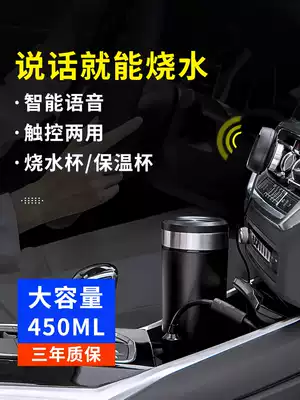 Car-fired water Cup heating electric kettle car smart thermos cup car 12V24V boiling water heater electrical appliances