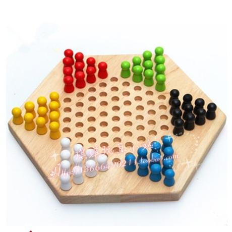 Six people checkers i game i game casual get-togethers Chess Game Puzzle toys Multi-functional chess tabletop game chess cards
