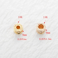 Цирконий, браслет с одной бусиной, подвеска, 18 карат