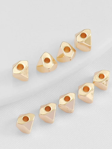 Золотые аксессуары, ювелирное украшение ручной работы, 14 карат, 4мм