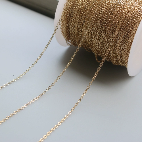 Цепочка, цепь, аксессуары, 14 карат, 0, 1.2/1.5/2.0мм