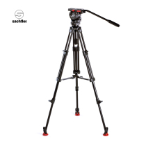 Sanya Sachtler 0773A set 75mm FSB8 pan tilt 10KG aluminum alloy mid tripod bag