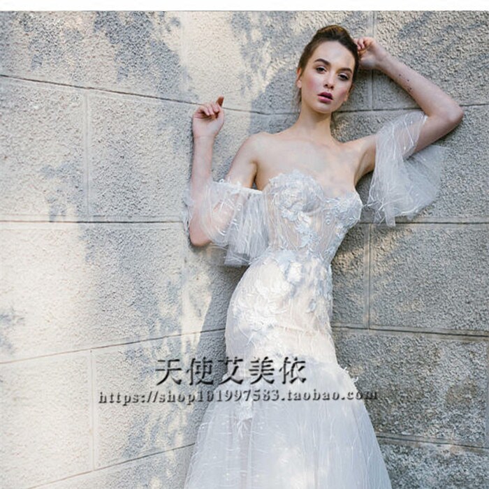 New Bridal Wedding Dresses Accessories Veil Arms Shawl White Wedding Shoulder Accessories Brigades for Wedding Photos Beauty Hitch