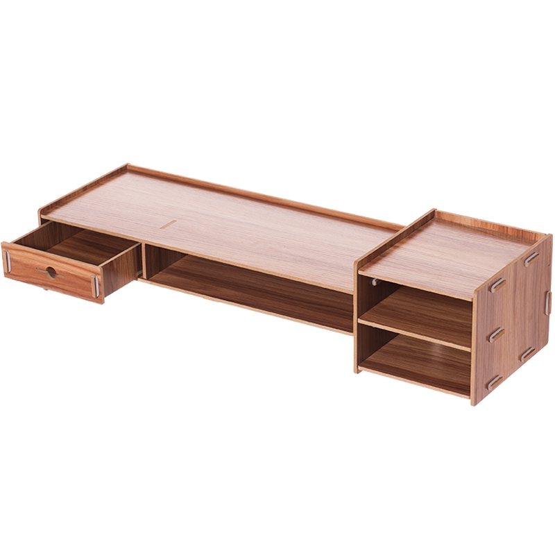 Who display rack room desk receive the shelf panel PC desktop computer shelf increased base frame