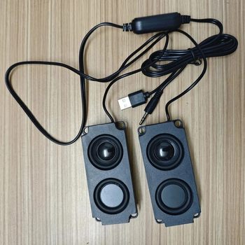 Multimedia Audio Computer Small Speaker Desktop Mini Speaker USB Interface 3.5 Interface Small Speaker Universal New Model